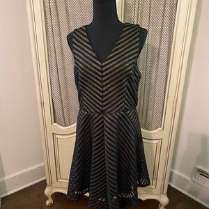 Mossimo Black and Gold Party dress